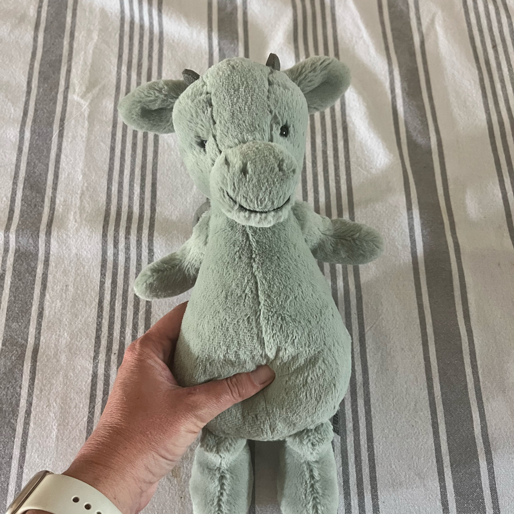 Jellycat Bashful Dragon in Green Color